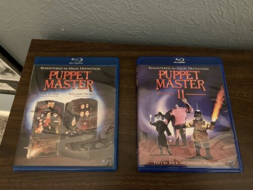 Charles Band's: Puppet Master Lot 1 & 2 Blu-ray Full Moon Features Paul LeMat VG