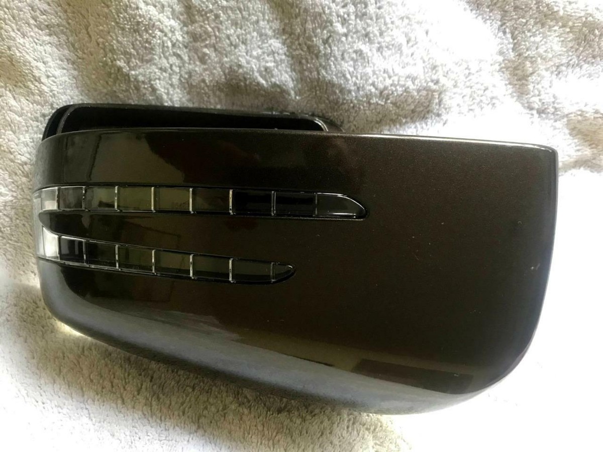 New OEM MERCEDES GLE ML Rear View Mirror Cover Left Brown 