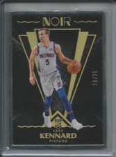 LUKE KENNARD 2017-18 PANINI NOIR SILVER FRAME #D 18/25 ROOKIE RC