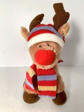 Russ Snowy Days Sami Reindeer Rikey Austin Christmas Plush Stuffed Animal Toy