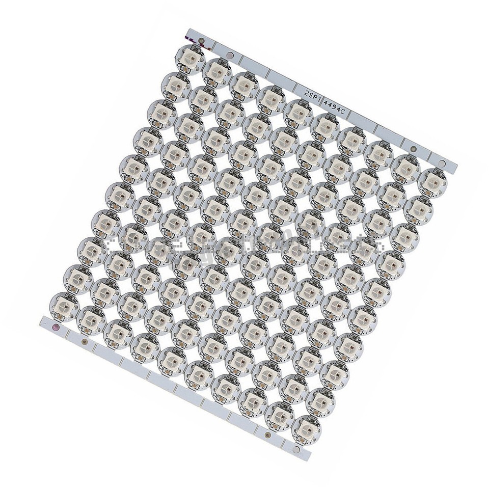 50pcs 10x3mm WS2812B 5050 RGB LED &PCB Board 1-LED Module Pixel Light ...