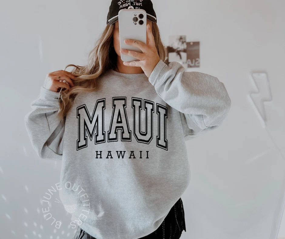 Maui Hawaii Crewneck Sweatshirt