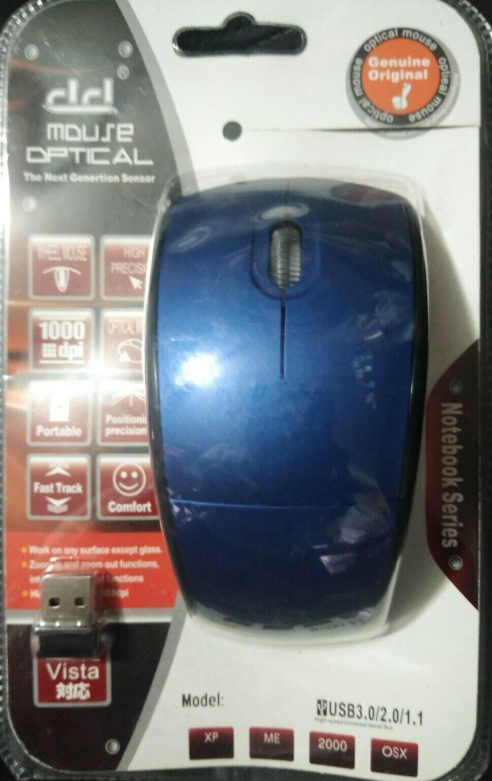 Wireless Mouse 3.0G Portable Optical Ergonomic Silent Computer Mouse with Smooth Tracking and Comfort Design-image