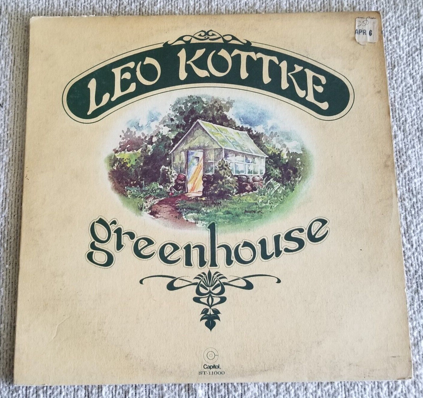 Leo Kottke / Greenhouse / EMI Label ST-11000 / Vinyl LP 1972 Repress