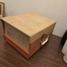 Vintage Portable Silvertone 9072 Reel To Reel Tape Recorder Dual Speaker 2 Speed