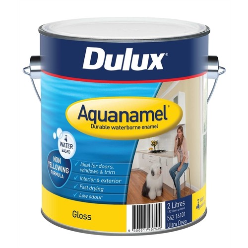 Dulux Aquanamel 2L High Gloss Ultra Deep Base Enamel Paint