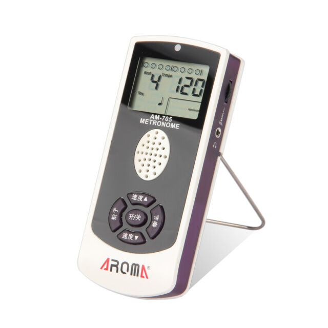 Aroma AM-705 Universal Electronic Metronome 40-208bpm Volume Control LCD Screen Aroma AM-705 Universal Electronic Metronome 40-208bpm Volume Control LCD Screen