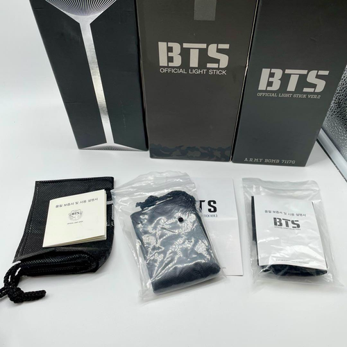 BTS Bangtan Boys Official Pen Light Stick ARMY Bomb Version 1 2 3 Set Used Japan - Picture 9 of 19