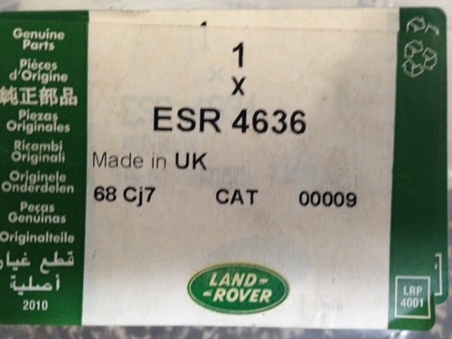 CUBIERTA SUPERIOR DEL VENTILADOR DE RADIADOR LAND ROVER DESCUBRIMIENTO 2 II ESR4636 FABRICANTE DE EQUIPOS ORIGINALES - Imagen 3 de 5