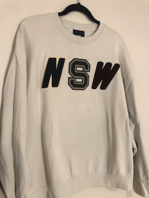 nike crew neck cream