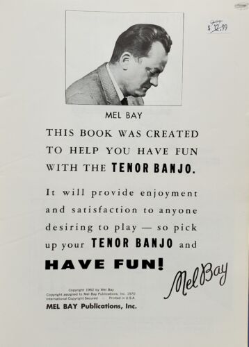 Fun With The Tenor Banjo Lesson Sheet Music By Mel Bay g4 - Picture 2 of 5