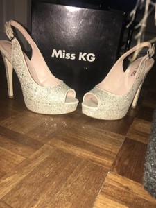 miss kg silver heels