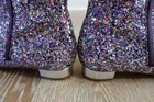 Crewcuts JCrew Girls Glitter Tiny Heel Boots Size 5 EUC Made in Italy! — photo 8