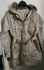 Womens Stone Parka Coat - Miss Posh, Size L