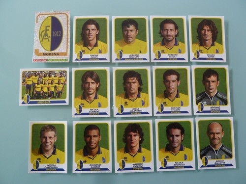 MODENA Lotto 15 Figurine Calciatori Panini 2003 2004 tutte diverse OTTIME - 第 1/2 張圖片