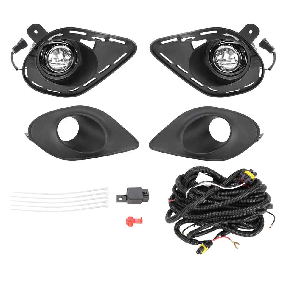 For Dodge Charger SRT 2015-2022 2023 LED Fog Lights Lamps W/Bracket Set LH & RH Foto 4 de 4