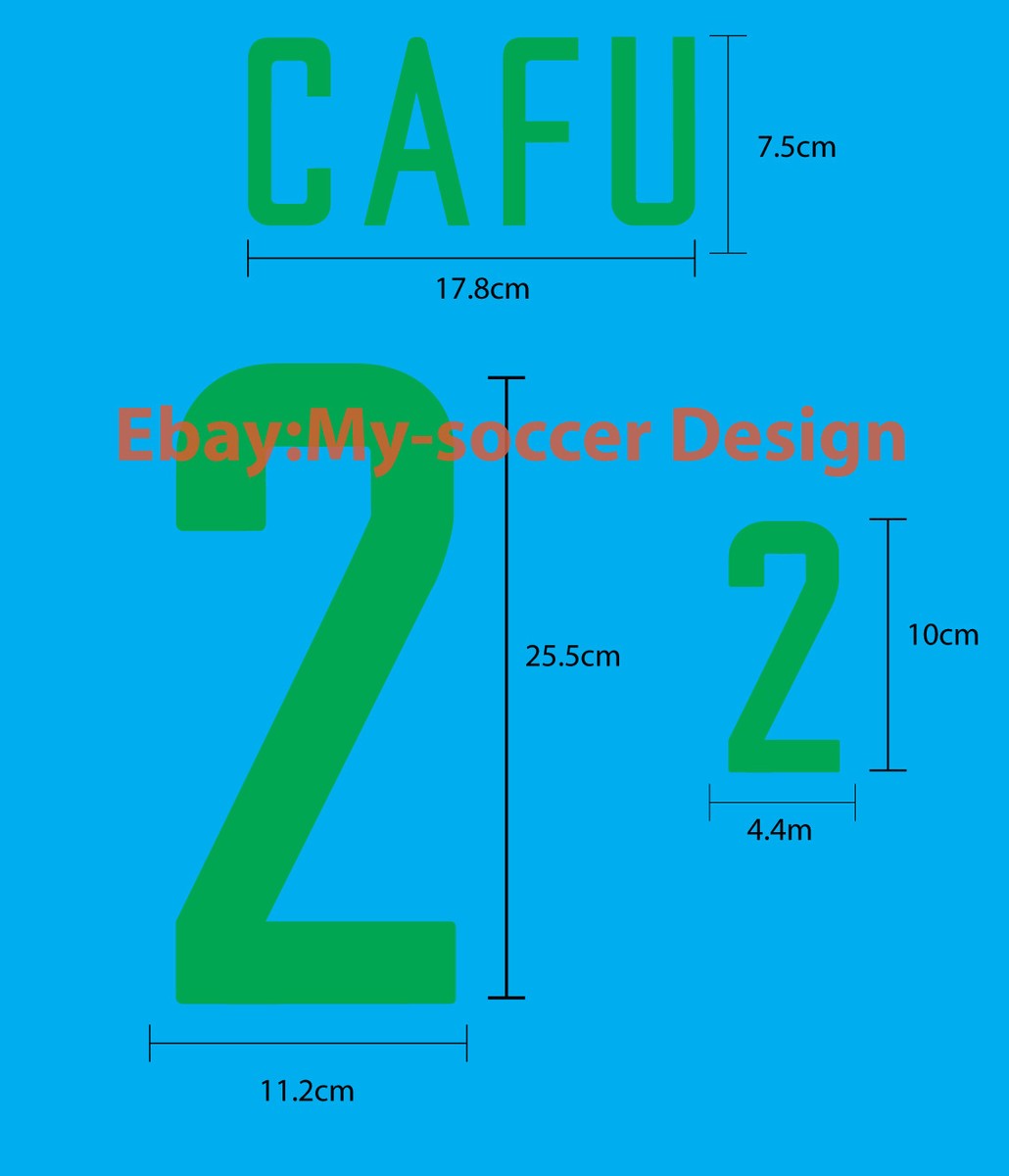 BRAZIL Home World Cup 2002 PU NAME NUMBER PRINT EXCELLENT