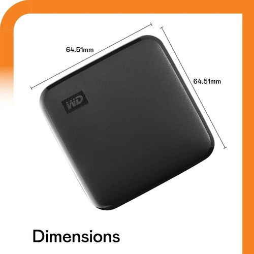 Disque dur ssd externe Western Digital WD Elements SE SSD 2 To Micro-USB B Noir - Photo 3/10