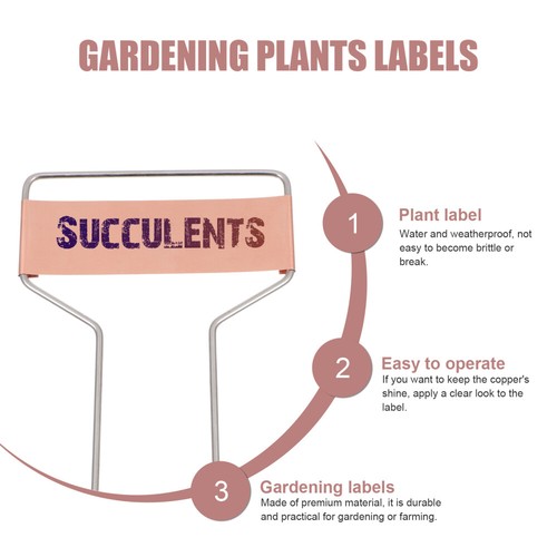 3 Pieces Metal Plant Label Planting Garden Labels Markers for Plants - Picture 12 of 12