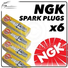 6x NGK SPARK PLUGS Part Number ZGR5C Stock No. 6334 New Genuine NGK SPARKPLUGS