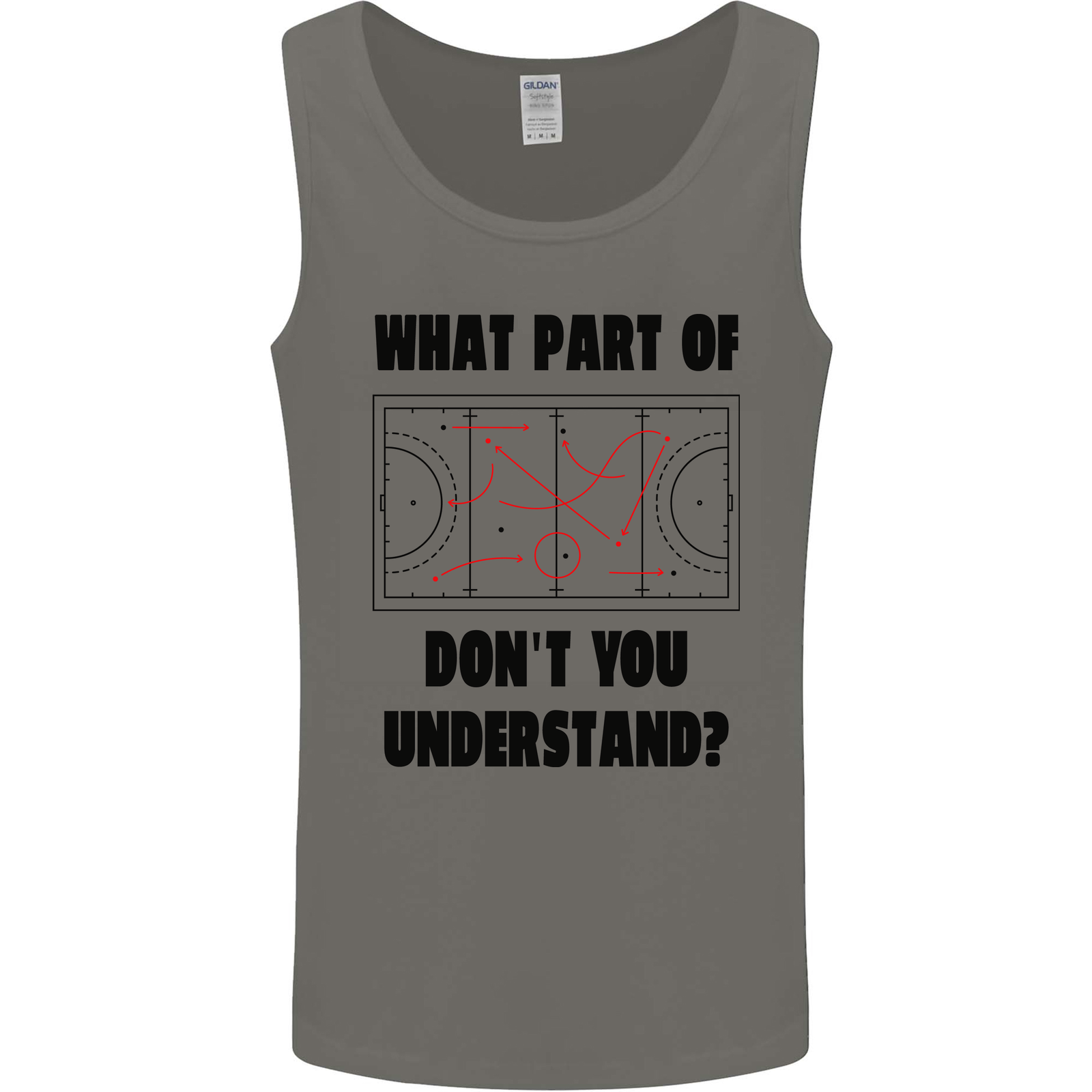 What Part of Hockey Dont You Understand Ice Mens Vest Tank Top