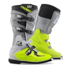 Gaerne Kids GXJ Motocross Boots Grey Flo Yellow MX Off Road Quad Youth Junior