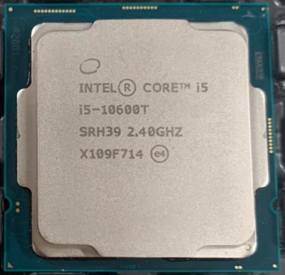 Intel Core i5 Gen 10 I5-10600T 2.40 GHz Comet Lake SRH39 FCLGA1200 CPU Used