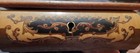 Vintage Reuge Floral Inlaid Italian Footed Wind-up Wood Music Jewelry Box 6” Sq — photo 5