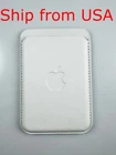 Original Apple Magsafe leather wallet engineering/prototype White support FindMy