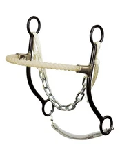 Reinsman Bit Nice n Gentle Rope Stainless Steel 8 Silver 993