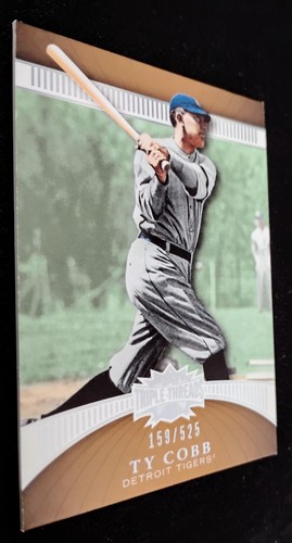 2010 Topps Triple Threads TY COBB Seppia SP #/525!✨ HOF & Tigers ICON!! 🔥 - Picture 4 of 4