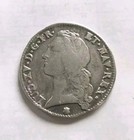 Ecu 1756 Q (Perpignan) Louis XV. Royale. Argent. TRÈS RARE. R4 TB+/TTB