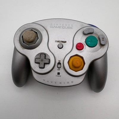 Nintendo GameCube WaveBird Wireless Controller Platinum Silver READ No Dongle