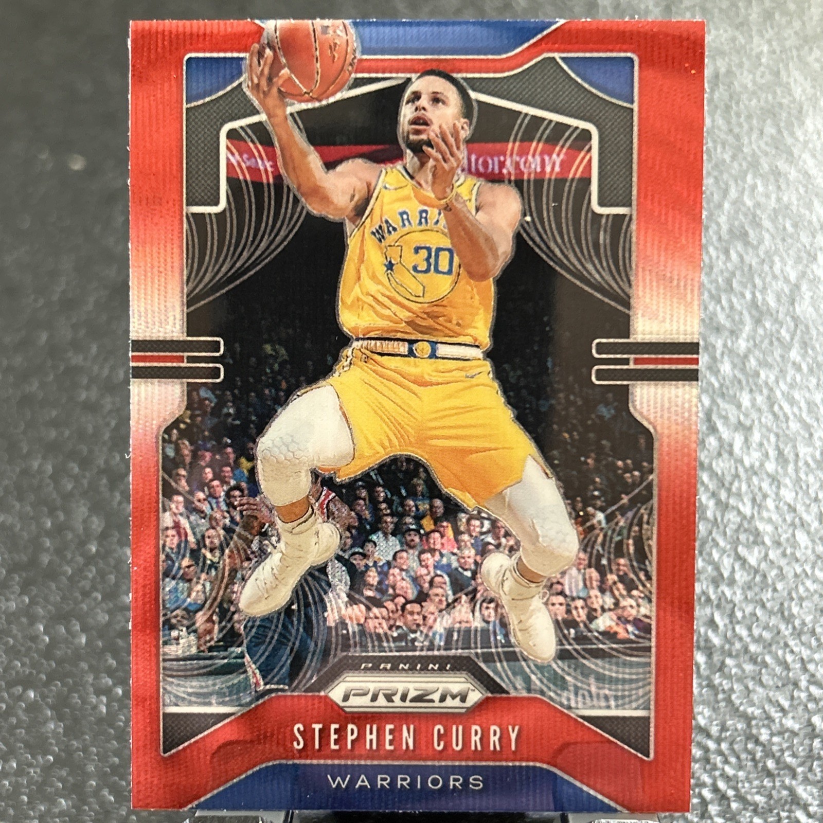 2019-20 Panini Prizm - Stephen Curry #98 Ruby Wave Prizm NBA Basketball Warriors
