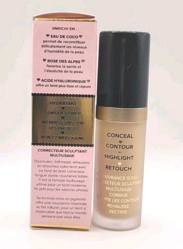 Too Faced Super Coverage Multi-Sculpting Concealer Shortbread 13.5ml NEW - Picture 5 of 7