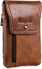 Phone Holster Case with Belt Clip, Genuine Leather Belt Pouch Belt Case Cell ...