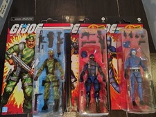 NEW   COMPLETE WAVE   3 G.I. Joe Classified   Sgt.Stalker  Cobra Comm. & Trooper