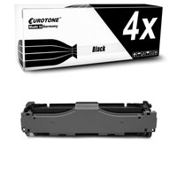 4X Eurotone Toner Black Xxl Ersetzt Hp CE410X 305X
