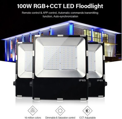 MIBOXER /Mi-Light - LED Flächenstrahler 100W RGB-WW (RGB-CCT) Zigbee 3.0 + 2,4G