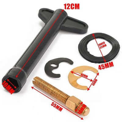 Tap Faucet Fixing Fittings Kits M8 Bolt Washer Wrench Plate Kitchen/Basin Tools