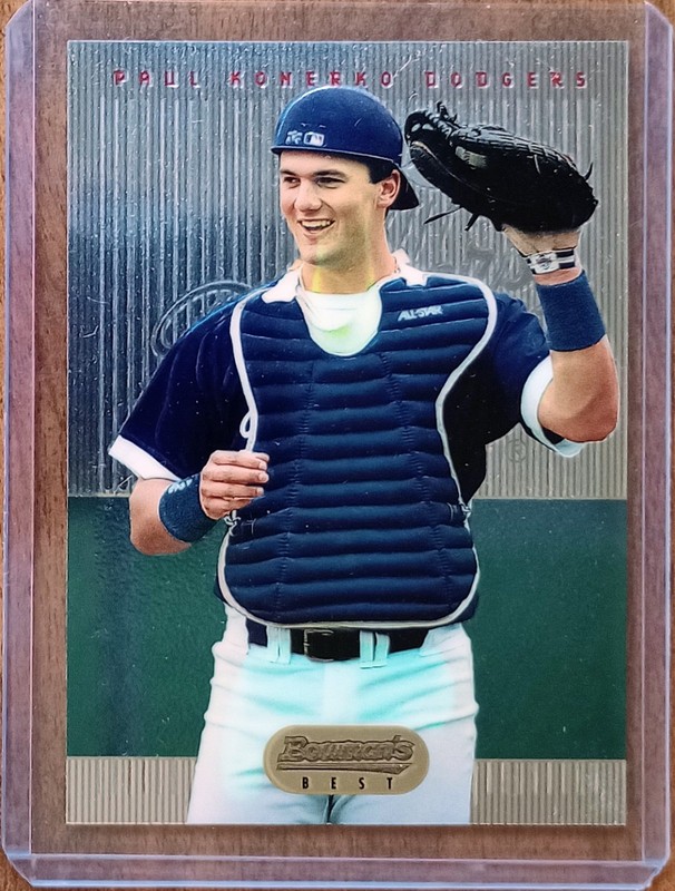 Paul Konerko 1995 Bowman's Best #28 Rookie Card RC Los Angeles Dodgers