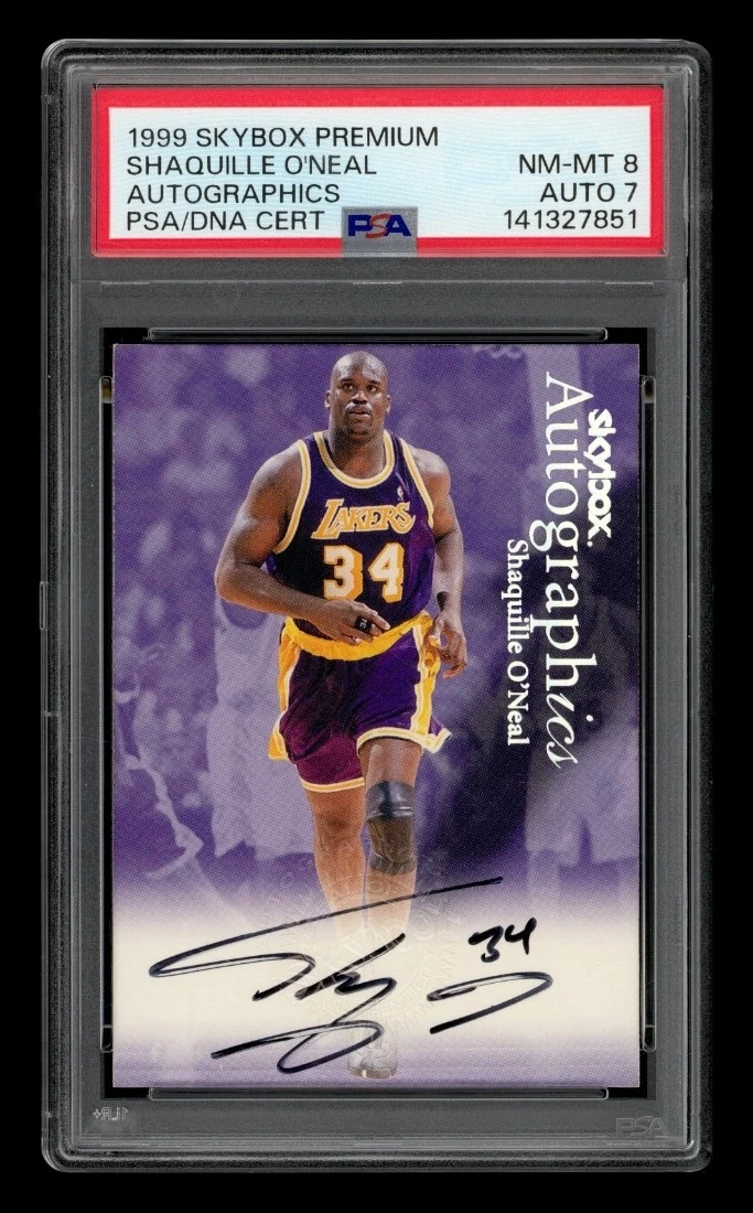 その他 NBA Autograph Card Shaquille O'neal Shaquille O'Neal Original Basketball Trading Cards Sports 1999-00
