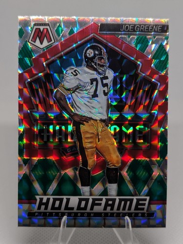 Joe Greene [Red] #HF-7 2022 Panini Mosaic HoloFame card