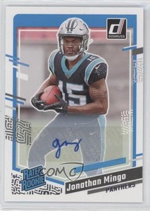 2023 Panini Donruss Rated Rookie Auto Jonathan Mingo #312 Rookie Auto RC