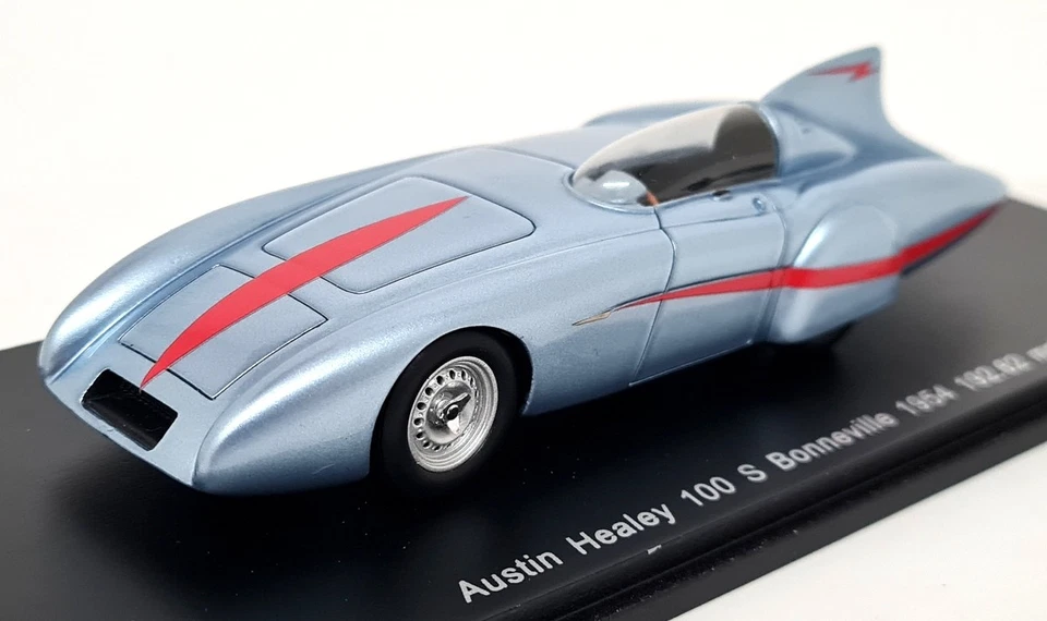 Coche modelo de resina Spark 1/43 Austin Healey 100S Bonneville Land Speed Record 1954 Foto 4 de 4