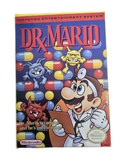 Dr. Mario~Nintendo~NES~ Game Cartridge~with BOX,MANUAL,SLIPCASE~Original~1990~