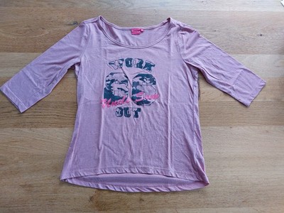 T-Shirt Uncle Sam Damen, Gr. M, rosa, 3/4-Arm