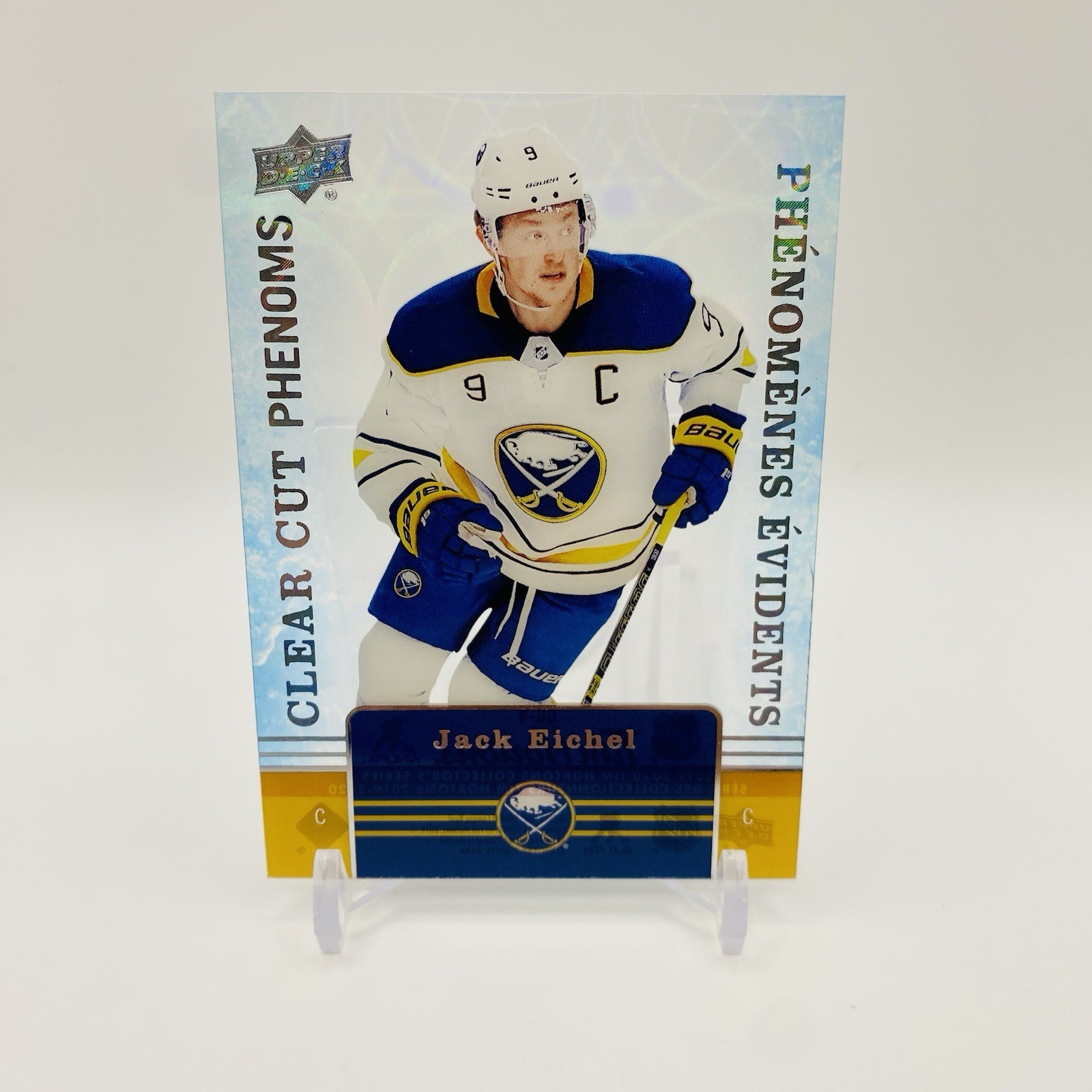 2019-2020 UD Tim Hortons Jack Eichel Clear Cut Phenoms #CC-4 (COMBINE SHIPPING)