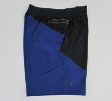 Under Armour Men Large UA Unstoppable Hybrid Shorts Blue/Black 1373780 002 NWT.