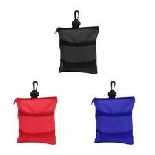 Golf Tee Pouch Zipper Golf Ball Bag Professional Lightweight Multipurpose